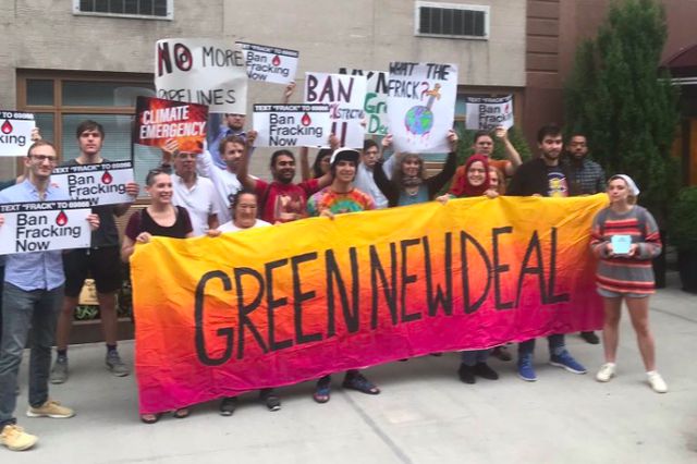 Activists gathered outside Biden's Upper West Side fundraiser on Thursday